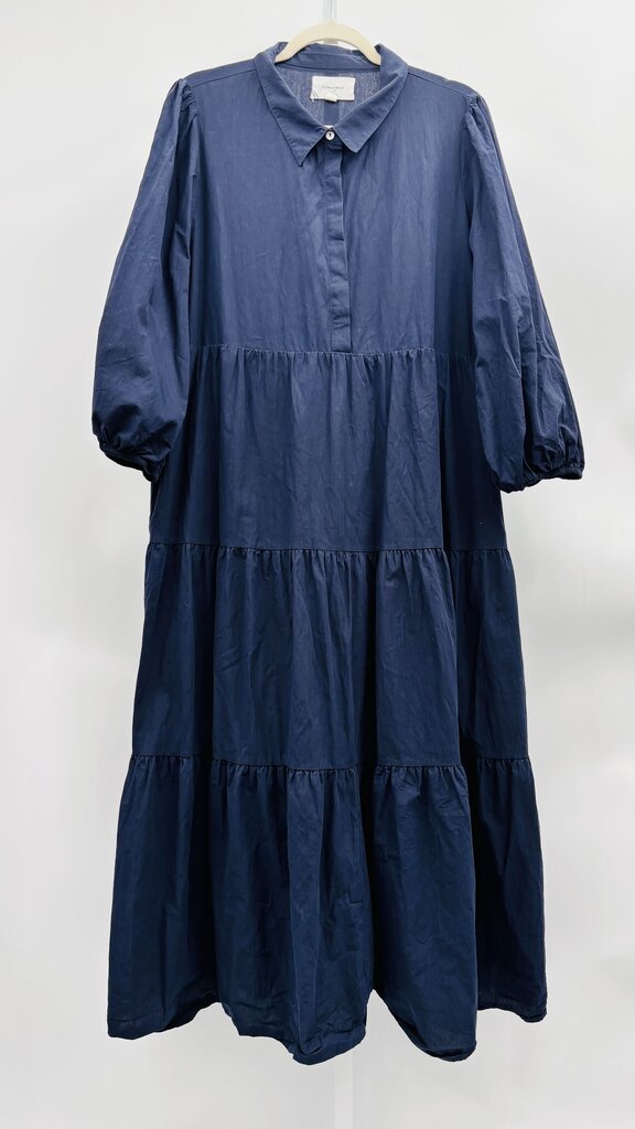 Pomander Place Maxi Dress Plus Navy XXXL