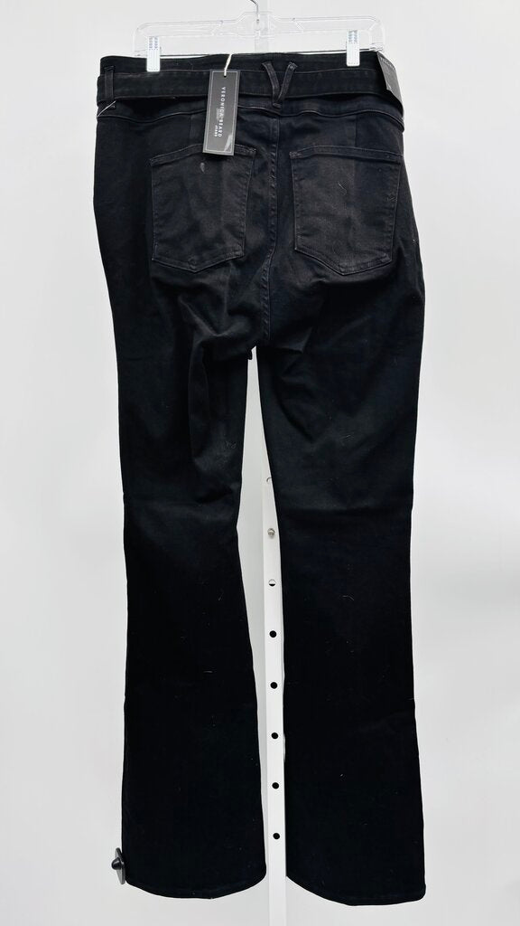Veronica Beard Jeans Flare Black 16