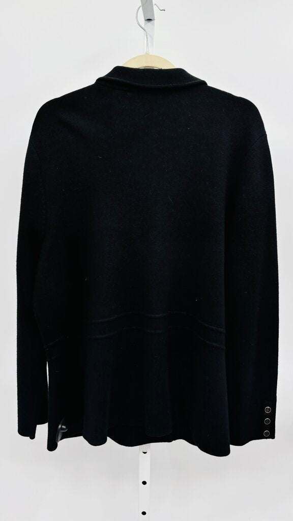Talbots Cardigan Plus Black 2X
