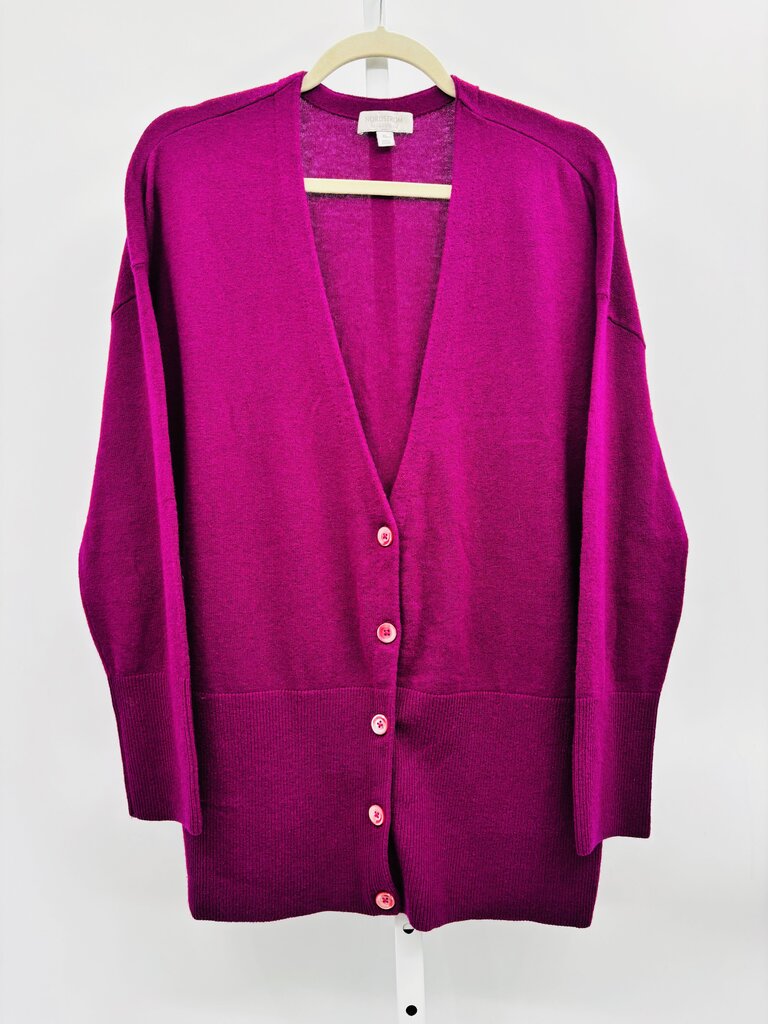 Nordstrom Cardigan Purple XL