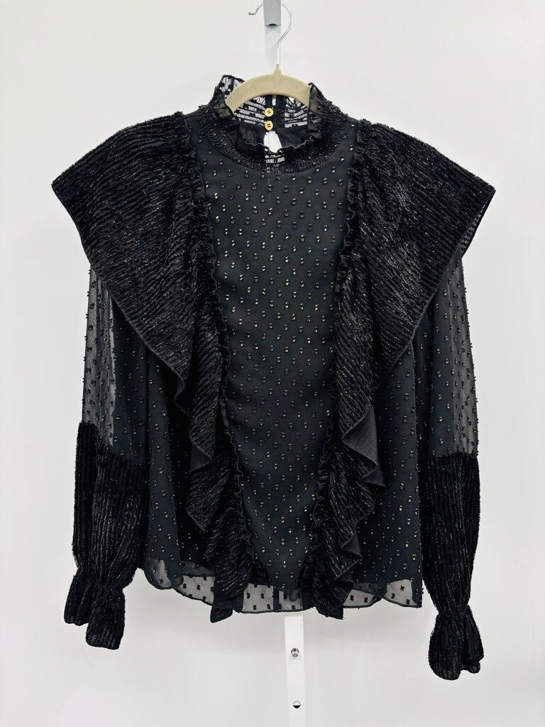 Rachel Zoe Blouse Black 4