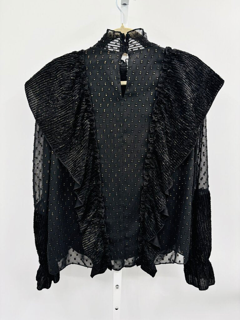 Rachel Zoe Blouse Black 4