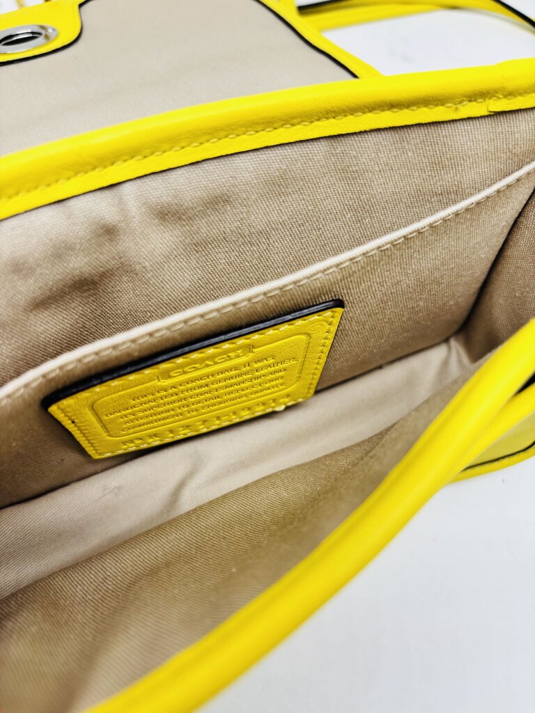 Coach Crossbody Bag Yellow