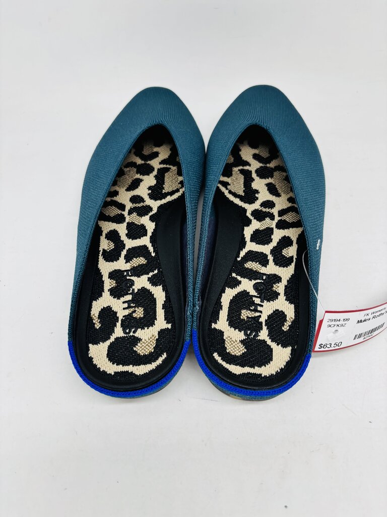 Rothy's Mules Teal 10.5