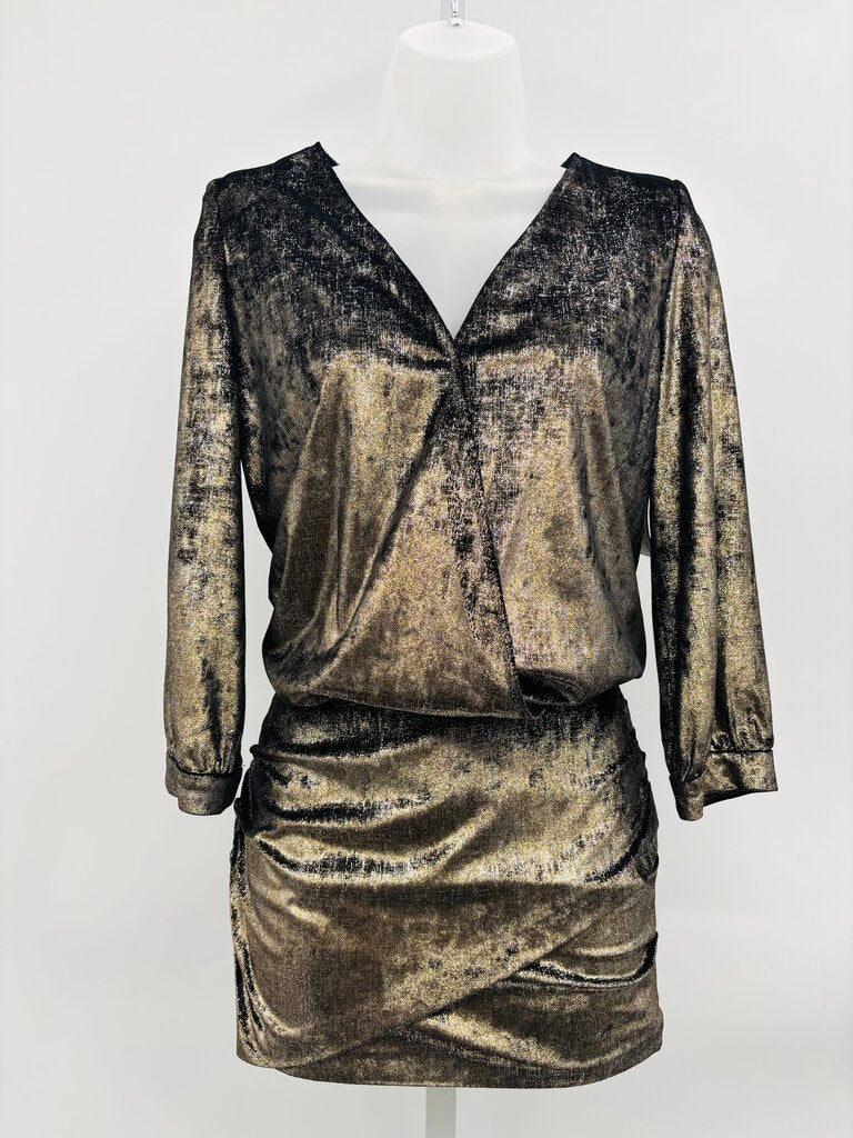 ba&sh Dress Gold 0