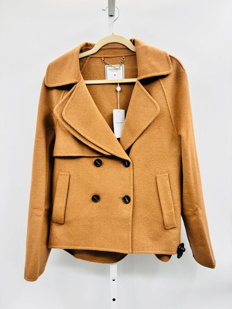 Belle & Bloom Jacket Tan L
