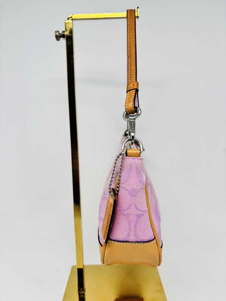 Coach Handbag Pink Signature