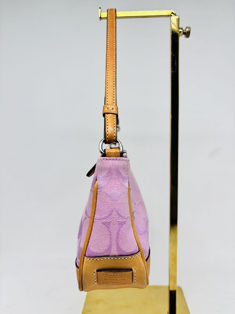 Coach Handbag Pink Signature