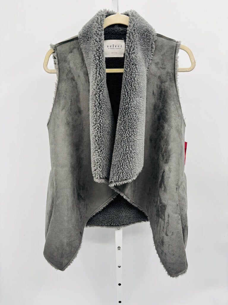 Velvet Vest Grey S