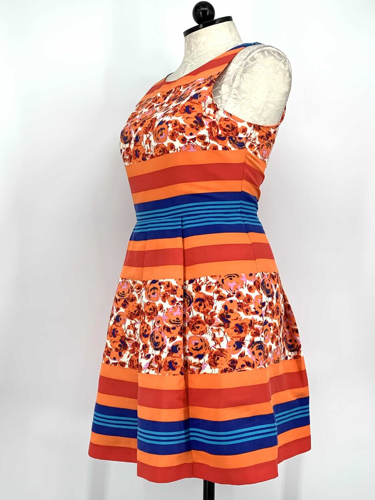Plenty: Tracy Reese Dress Orange/Blue 10