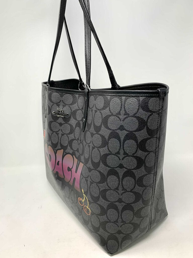 Coach Handbag Black Tote