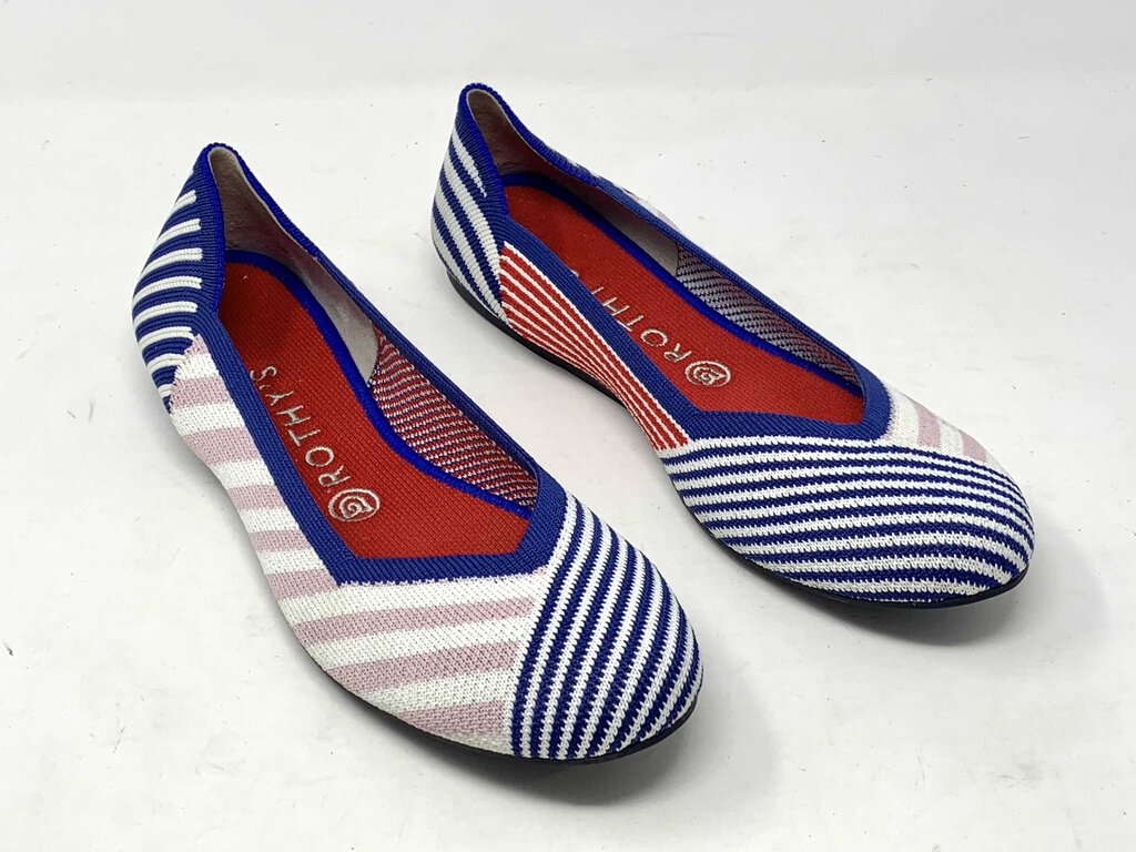 Rothy's Flats lilac/navy 9