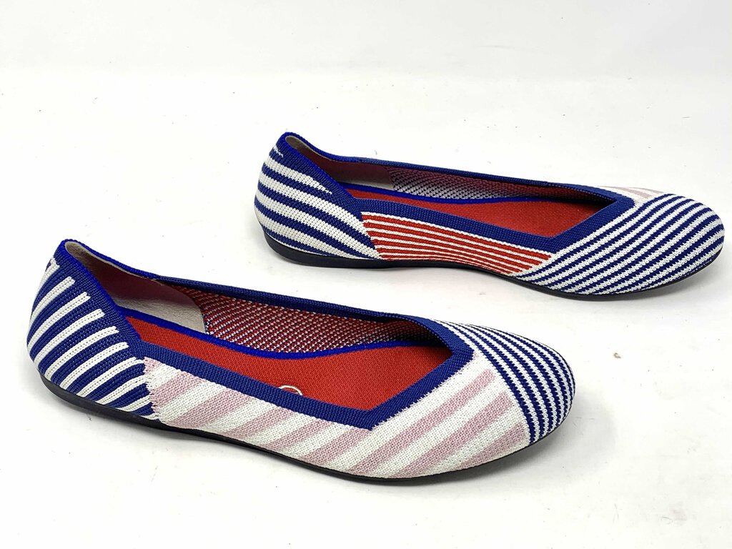 Rothy's Flats lilac/navy 9