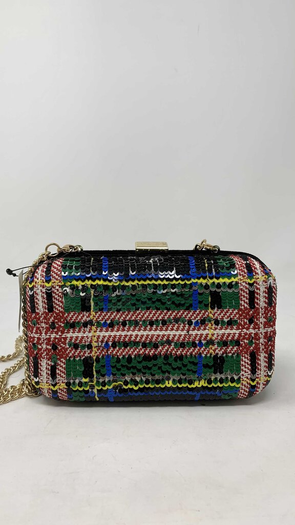 J. Crew Clutch Green/Red