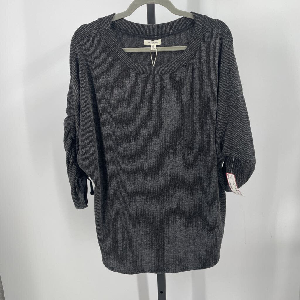 Max Studio Top Grey XL