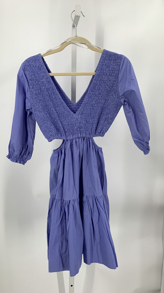 Lusana Dress Blue 2